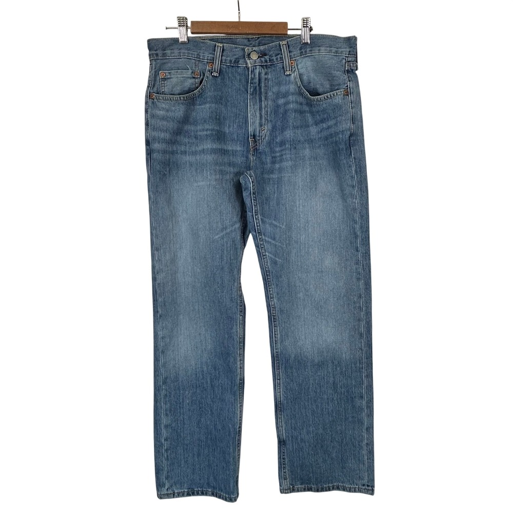 Levi 559 Relaxed Straight Jeans Mens 33x30 Medium Wash Blue Denim 100% Cotton